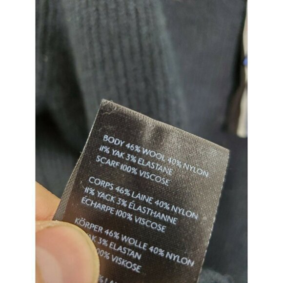 Anthropologie Liora Tie Back Sweater Wool Blend Size‎ XS - Picture 8 of 9